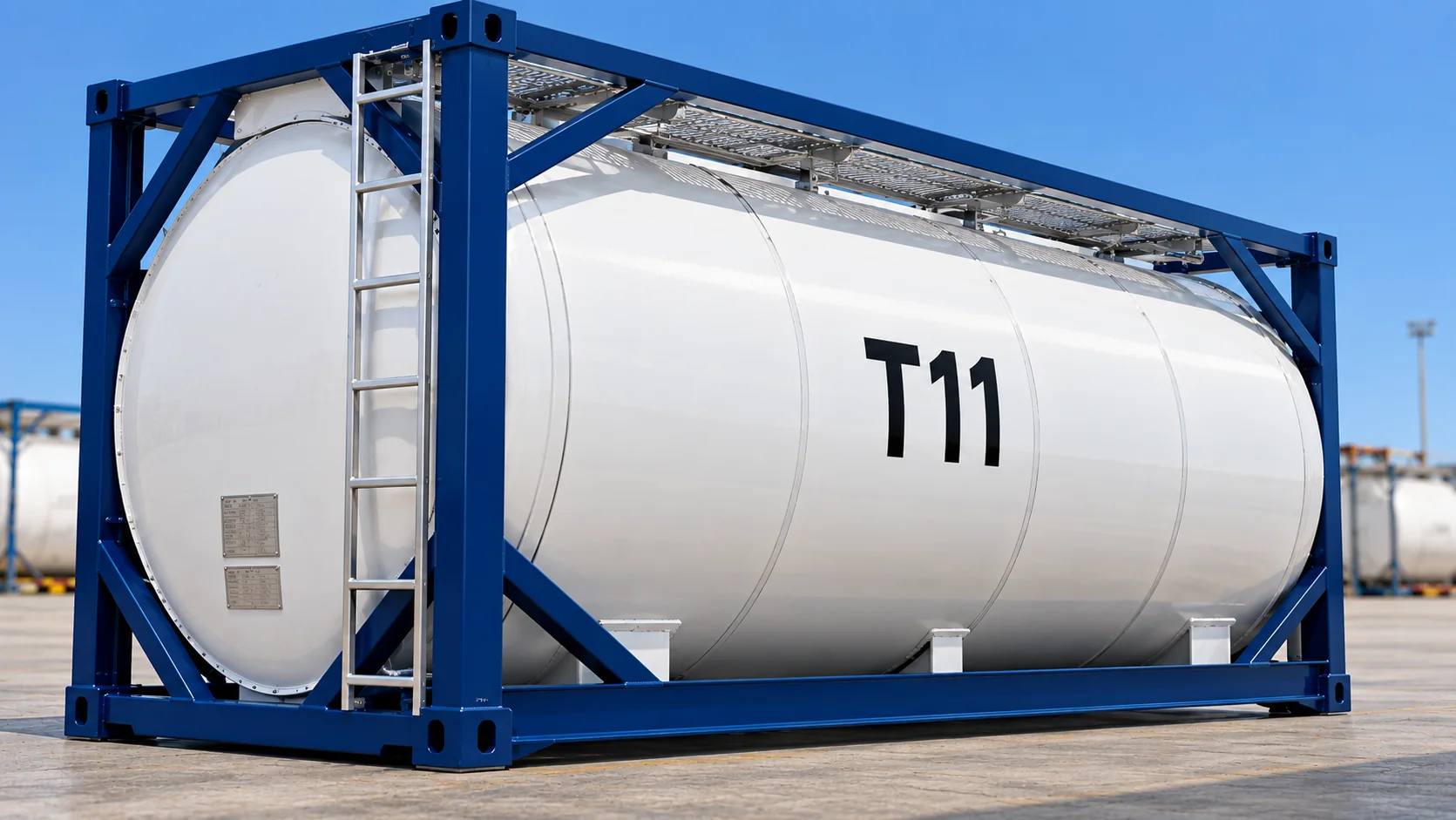 Illustrative T11 ISO tank container