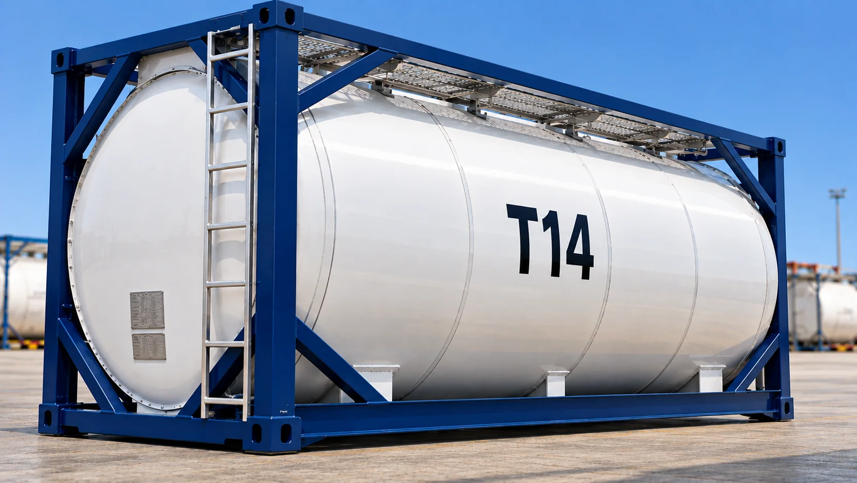 Illustrative T14 ISO tank container