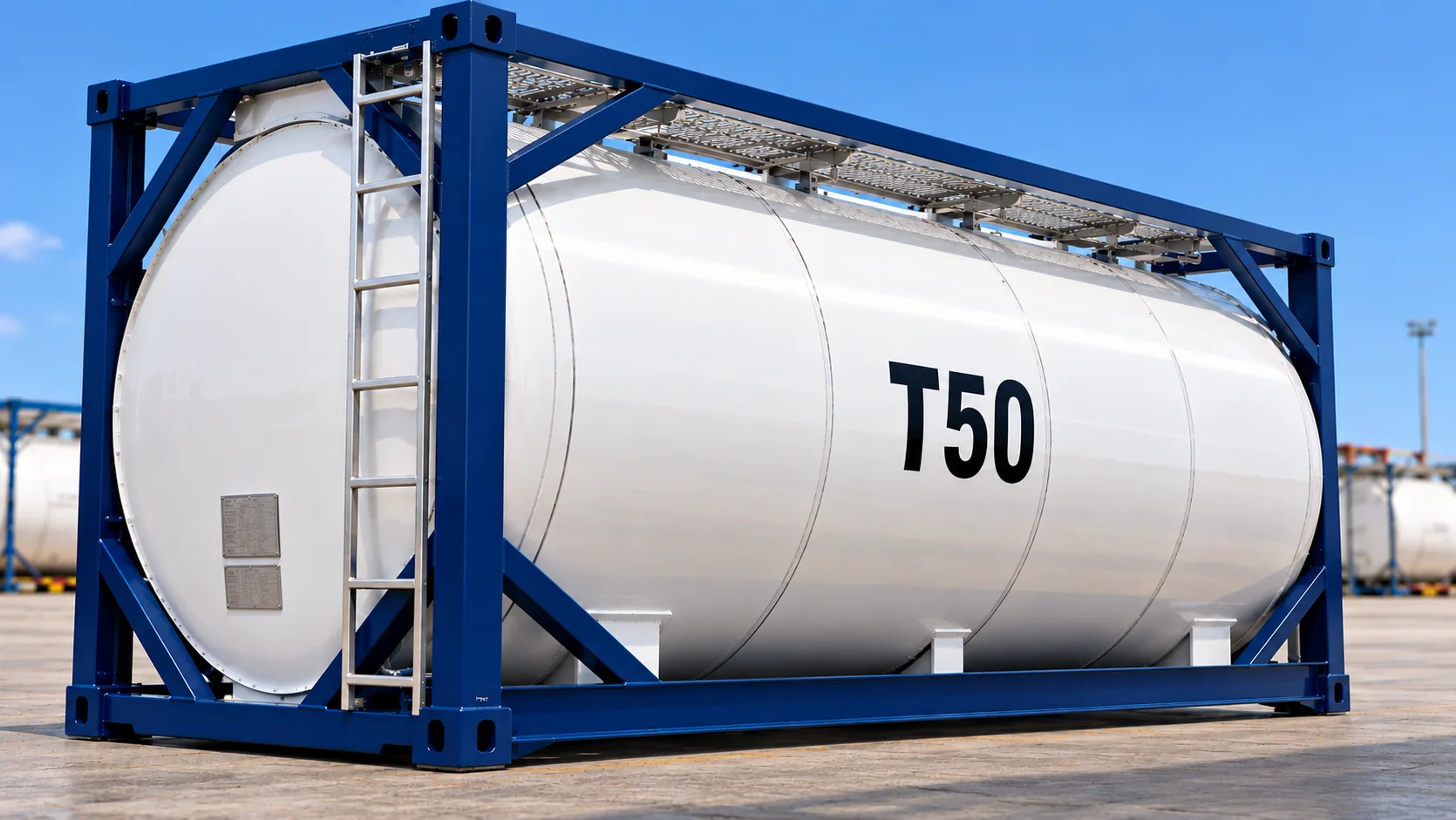 Illustrative T50 ISO tank container
